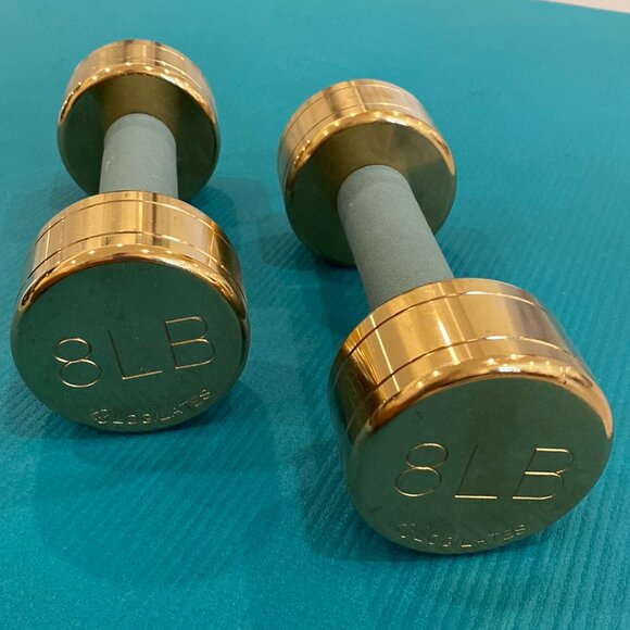 Blogilates Gold Weight (8lbs) - Dumbell 2 of 2 - Picture 2 of 2